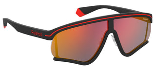 Polaroid PLD MSGM 2/G unisex Black Shield Sunglasses