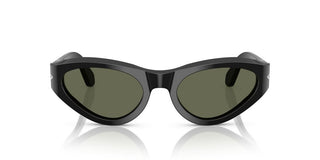 Persol Po 0052s Women Black Cat Eye Sunglasses