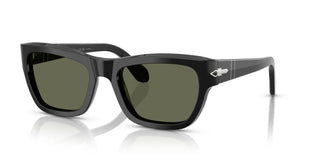Persol Po 0091s Unisex Black Squared Sunglasses