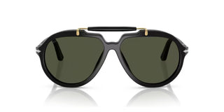Persol PO 0202S unisex Black Pilot Sunglasses