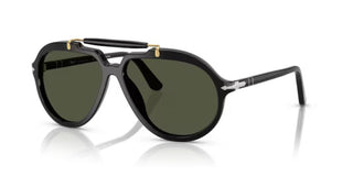 Persol PO 0202S unisex Black Pilot Sunglasses