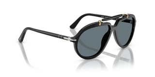 Persol Po 0202s Unisex Black Pilot Sunglasses