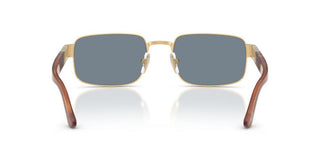 Persol PO 1022S unisex Gold Rectangle Sunglasses
