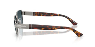 Persol PO 1022S unisex Ruthenium Rectangle Sunglasses