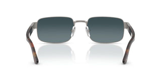 Persol PO 1022S unisex Ruthenium Rectangle Sunglasses