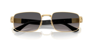 Persol PO 1022S unisex Gold Rectangle Sunglasses