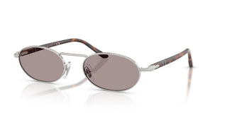 Persol PO 1023S unisex Silver Oval Sunglasses