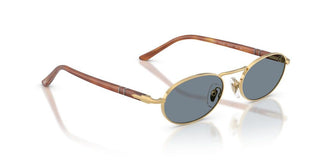 Persol PO 1023S unisex Gold Oval Sunglasses