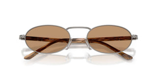 Persol PO 1023S unisex Ruthenium Oval Sunglasses