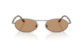 Persol Po 1023s Unisex Ruthenium Oval Sunglasses