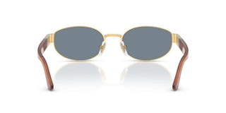 Persol PO 1024S unisex Gold Oval Sunglasses