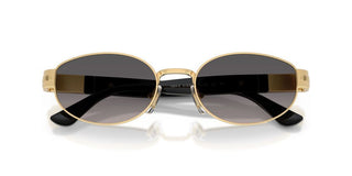 Persol PO 1024S unisex Gold Oval Sunglasses