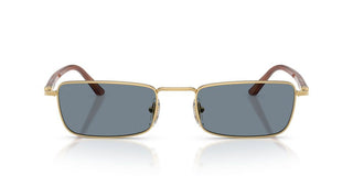 Persol PO 1025S unisex Gold Rectangle Sunglasses