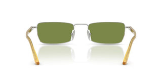 Persol Po 1025s Unisex Silver Rectangle Sunglasses