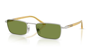 Persol Po 1025s Unisex Silver Rectangle Sunglasses