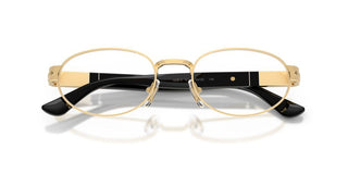 Persol PO 1026V unisex Gold Oval Eyeglasses