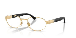 Persol PO 1026V unisex Gold Oval Eyeglasses