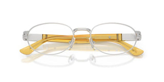 Persol PO 1026V unisex Silver Oval Eyeglasses