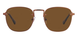 Persol PO 2490S men Brown Geometric Sunglasses