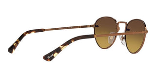 Persol PO 2491S unisex Brown Round Sunglasses