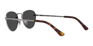 Persol PO 2491S unisex Ruthenium Round Sunglasses