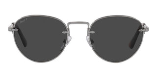 Persol PO 2491S unisex Ruthenium Round Sunglasses