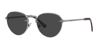 Persol PO 2491S unisex Ruthenium Round Sunglasses