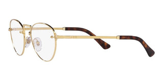 Persol PO 2491V unisex Gold Round Eyeglasses
