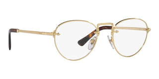 Persol PO 2491V unisex Gold Round Eyeglasses