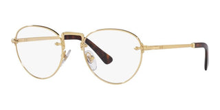 Persol PO 2491V unisex Gold Round Eyeglasses