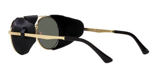 Persol PO 2496SZ unisex Gold Round Sunglasses