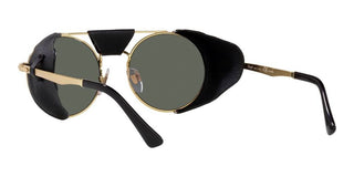 Persol PO 2496SZ unisex Gold Round Sunglasses