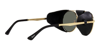 Persol PO 2496SZ unisex Gold Round Sunglasses