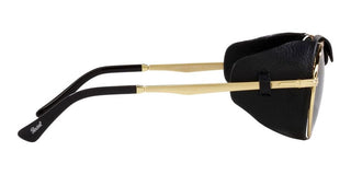 Persol PO 2496SZ unisex Gold Round Sunglasses