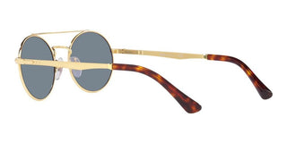 Persol PO 2496S unisex Gold Round Sunglasses