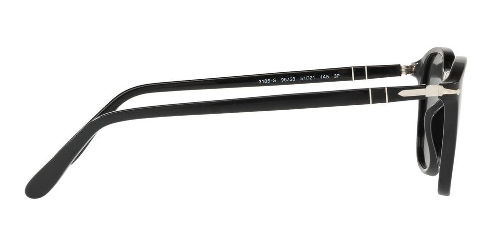 Persol PO 3186S men Black Geometric Sunglasses – Otticanet USA