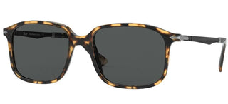 Persol PO 3246S men Havana Geometric Sunglasses