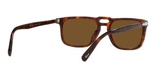Persol PO 3273S men Havana Geometric Sunglasses