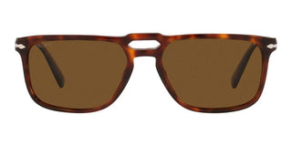 Persol PO 3273S men Havana Geometric Sunglasses