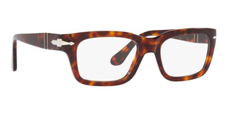 Persol PO 3301V men Havana Geometric Eyeglasses