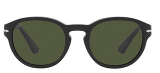 Persol PO 3304S unisex Black Round Sunglasses
