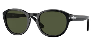 Persol PO 3304S unisex Black Round Sunglasses