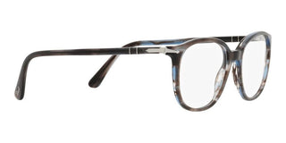 Persol PO 3317V unisex Blue Squared Eyeglasses
