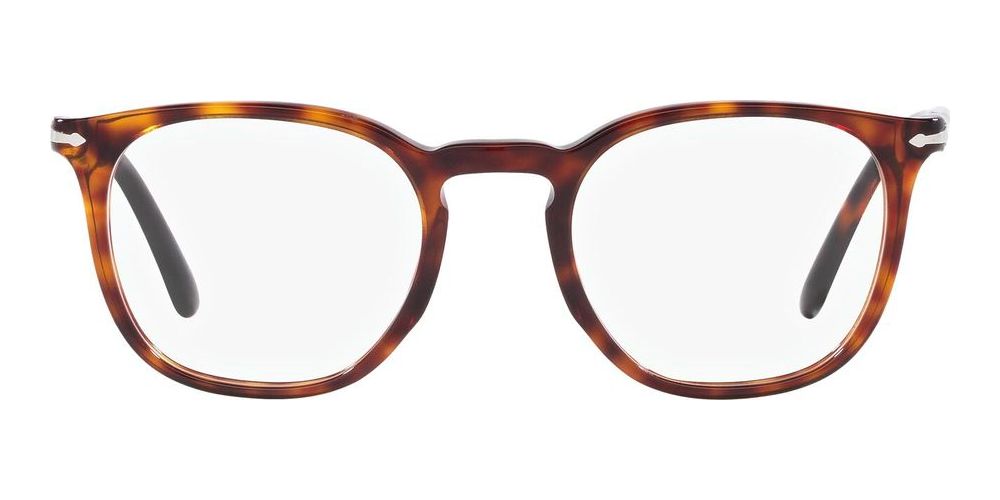 Persol PO 3318V unisex Havana Squared Eyeglasses – Otticanet USA
