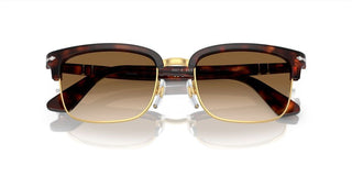 Persol PO 3327S unisex Havana Geometric Sunglasses