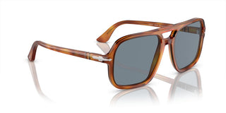 Persol PO 3328S men Brown Pilot Sunglasses