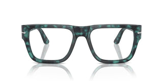 Persol Po 3348v Unisex Blue Geometric Eyeglasses