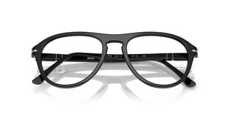 Persol Po 3371v Unisex Black Pilot Eyeglasses