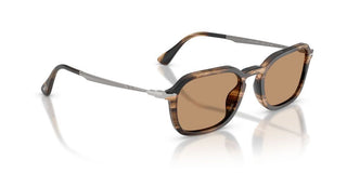 Persol PO 3381S unisex Havana Geometric Sunglasses