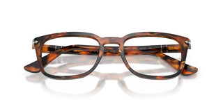 Persol PO 3382V unisex Havana Squared Eyeglasses